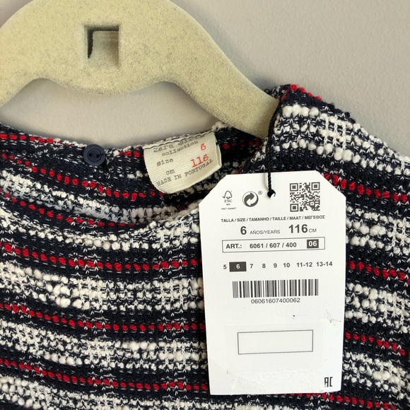 NWT ZARA tweed dress - Picture 3 of 5